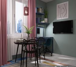 Рабочий стол, он же - туалетный столик