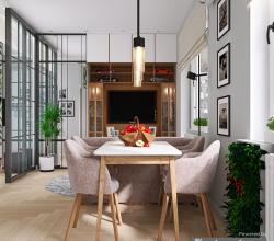 Вид со стороны кухни