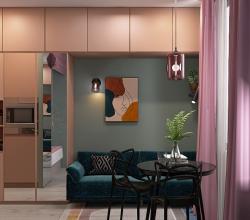 Гостиная - вид со стороны ТВ